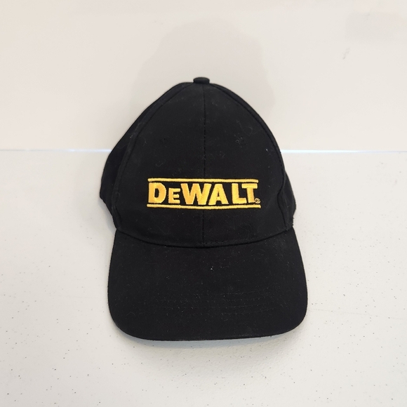DeWalt Tools Black Baseball Hat Cap Mens One Size Adjustable - Picture 1 of 2